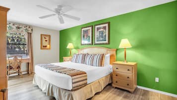 2 bedrooms, desk, iron/ironing board, travel crib