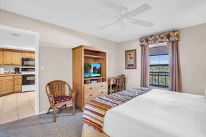 2 bedrooms, desk, iron/ironing board, travel cot