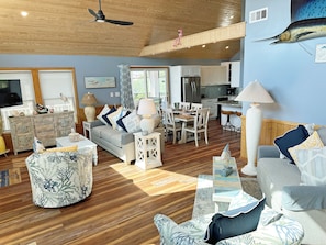 TV - Oceanside home in Corolla with 4 bedrooms, 3 baths and private pool. (Corolla)