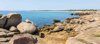 490m from the beach, new house for 8