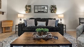 TV, fireplace, video games