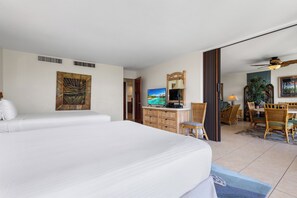 1 habitación, tabla de planchar con plancha y wifi 