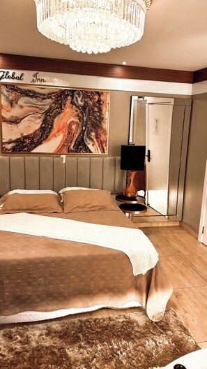 1 bedroom, in-room safe, desk, free WiFi - HOTEL GLOBAL PALACE  (Amambaí)