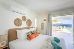 4 bedrooms, iron/ironing board, WiFi, bed sheets - "Villa Caribbean Sunset" with Stunning Pool & View (Rif St Marie)