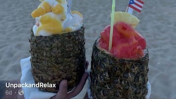 Sun loungers, beach towels