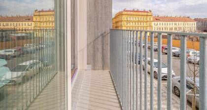 Premium Smichov City Elite: Chic Industrial Suite