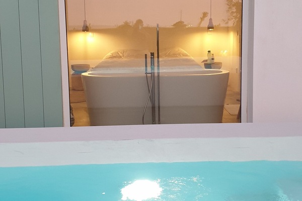 Cottage Superior, 1 kamar tidur, kolam renang pribadi, tepi pantai | Wi-Fi gratis dan seprai linen