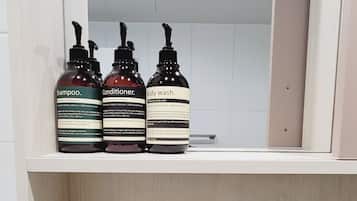 Fridge, microwave, oven, electric kettle