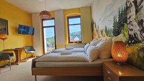 Comfort Room | 1 bedroom, blackout curtains, soundproofing, free WiFi - Pension Weiße Rose I Frühstück Parkplatz (Bad Elster)