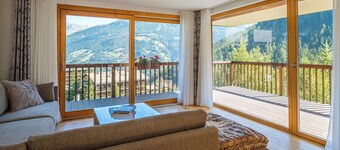 Luxury Apartment, 3 Bedroom Chalet Rahas A Grimentz - By Mrs Miggins