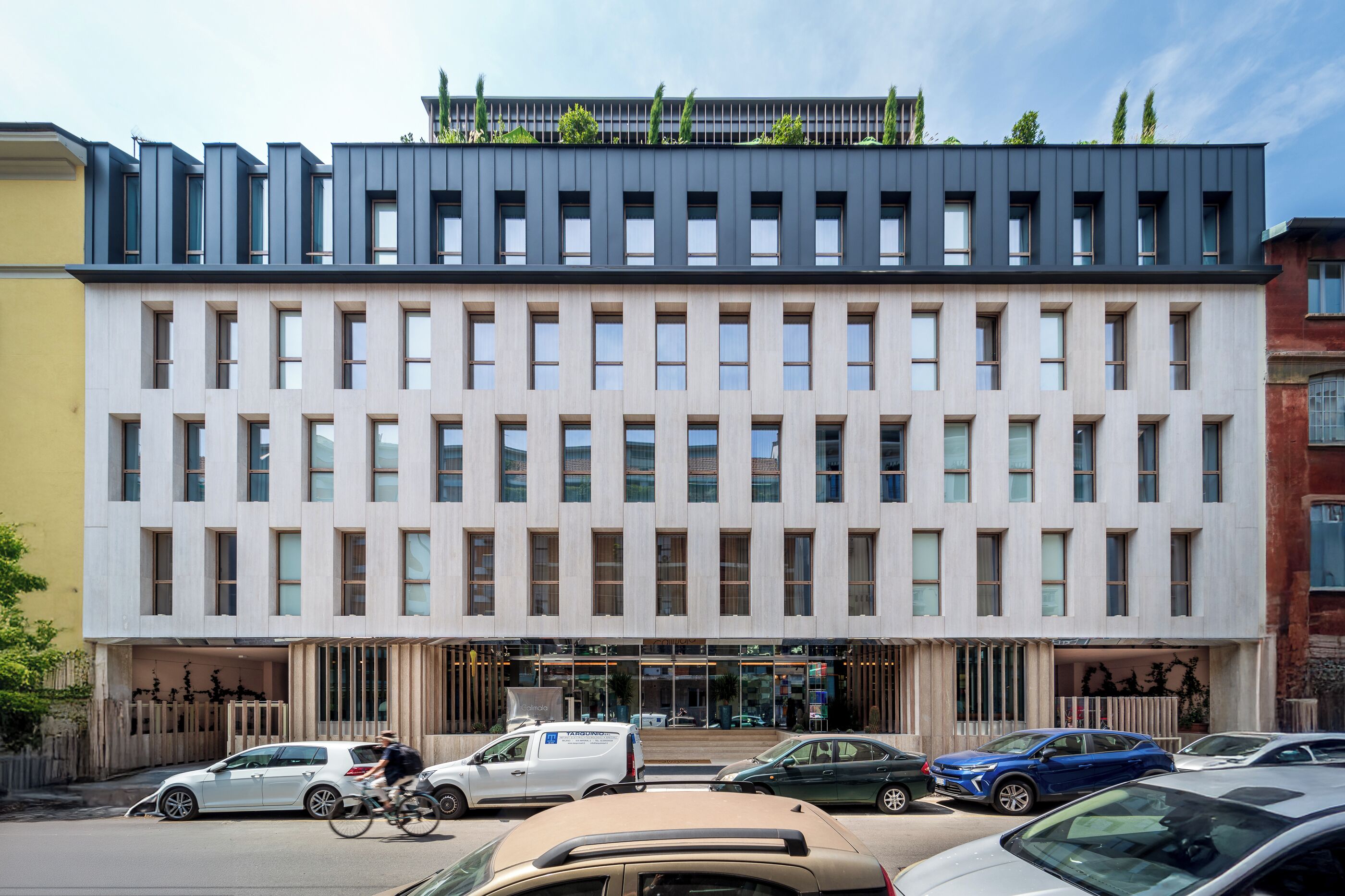 Fassade der Unterkunft