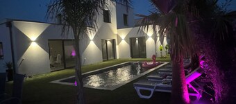Villa Vanille Luxe Cap Dagde 8 Personnes Piscine Chauffée Jardin Tropical