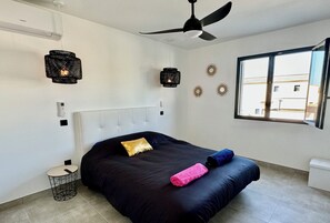 4 bedrooms, in-room safe, iron/ironing board, travel crib