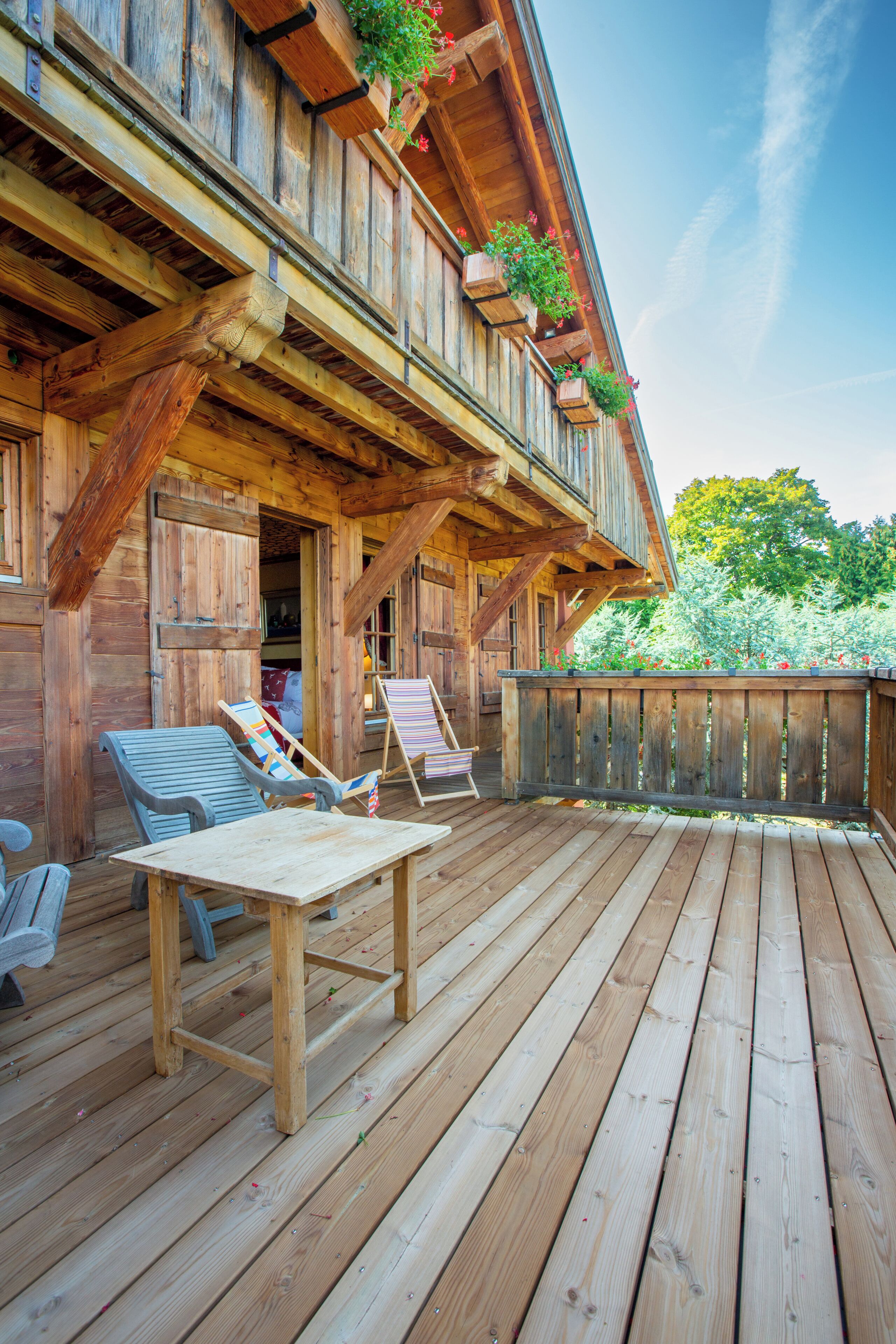 Deluxe-Zimmer, Bergblick | Terrasse/Patio