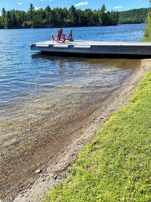 Sun-loungers, beach towels