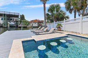 A heated pool - 4BR Waterfront Home with Private Pool + Lake Views | Safe Harbor (Destin)