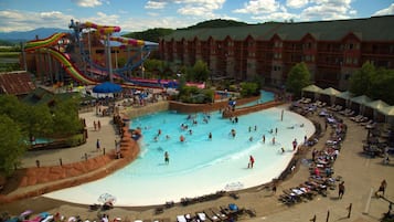 Indoor pool, outdoor pool