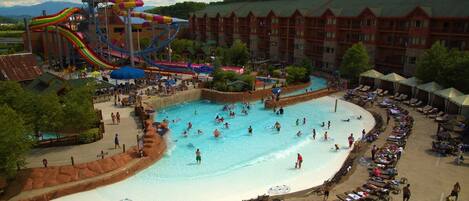 Indoor pool, outdoor pool