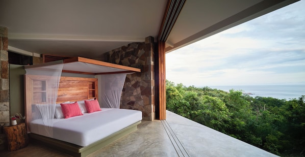 Premium Horizon View Room | Premium bedding, pillow-top beds, in-room safe, individually decorated - Cocolia Hotel (Santa María Tonameca)