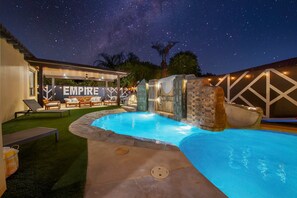 Indoor pool, outdoor pool