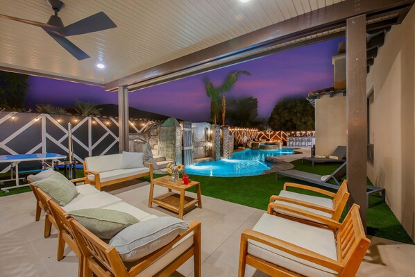 Indoor pool, outdoor pool