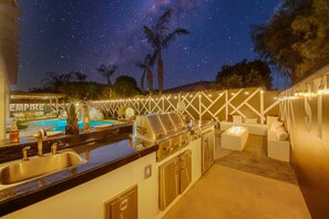 House, Multiple Beds, Pool Access, Pool View (Empire State 7br, Golf, Waterslide) | Terrace/patio - Empire State 7br, Golf, Waterslide, Gamerm (Indio)