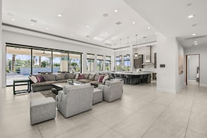 House, Multiple Beds, Pool Access, Pool View (Palm Villa- Luxury 7 Bed, Pickleball) | Interior - Palm Villa- Luxury 7 Bed, Pickleball, Volleyball, Golf (Indio)