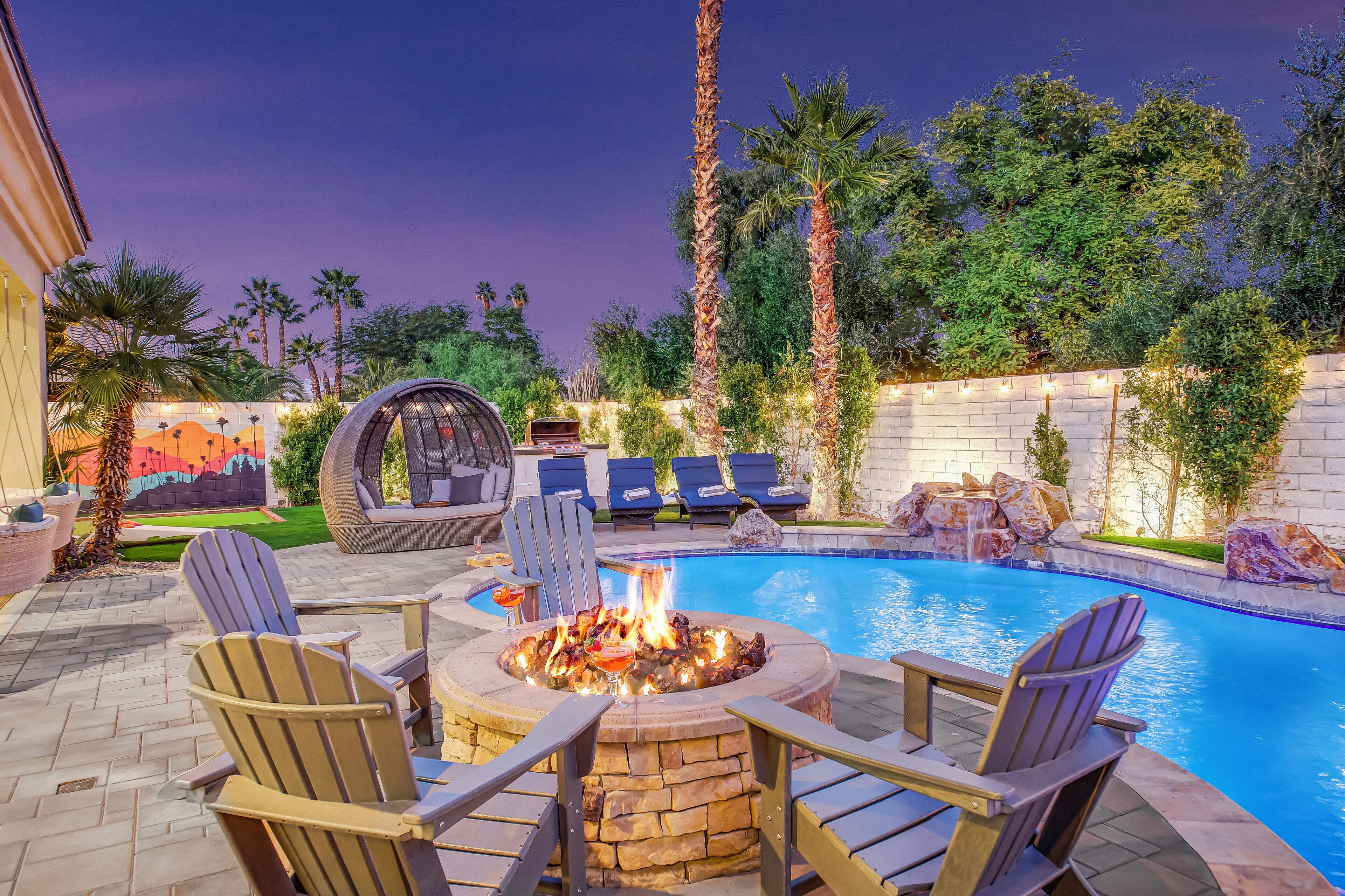 Außenpool, beheizter Pool