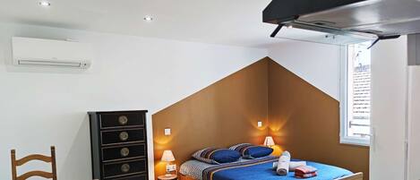 1 室のベッドルーム、WiFi、ベッドシーツ
