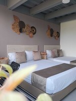 Executive Quadruple Room | Premium bedding, down comforters, desk, free WiFi