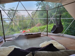 1 bedroom, desk, iron/ironing board, bed sheets