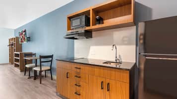 Blackout drapes, iron/ironing board, free WiFi, bed sheets