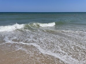 On the beach