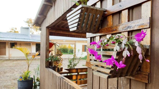 Terrace/patio - Hotel Alvorada (Alegrete)