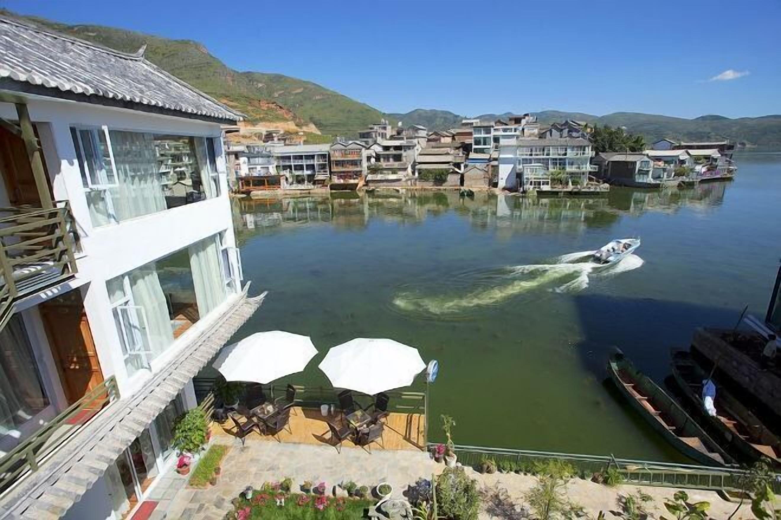 Udsigt fra overnatningsstedet