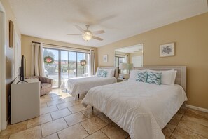 2 bedrooms, iron/ironing board, free WiFi, bed sheets - Find your bliss here at Beach Villa Bliss, Ground floor Villa that's updated. (Panama City Beach)