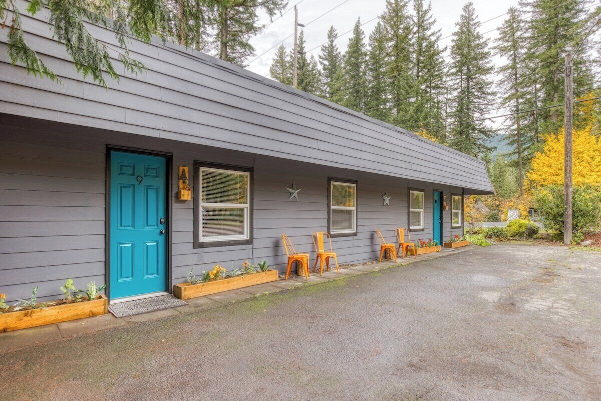 Façade de l’hébergement