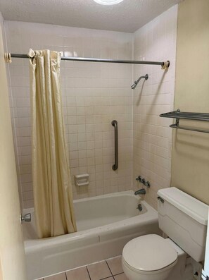 Free toiletries, hair dryer, towels