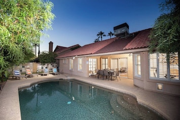 Private heated swimming pool