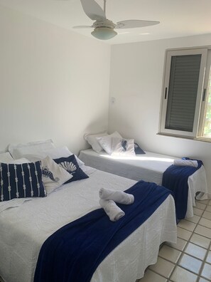 2 bedrooms, iron/ironing board, travel crib, free WiFi