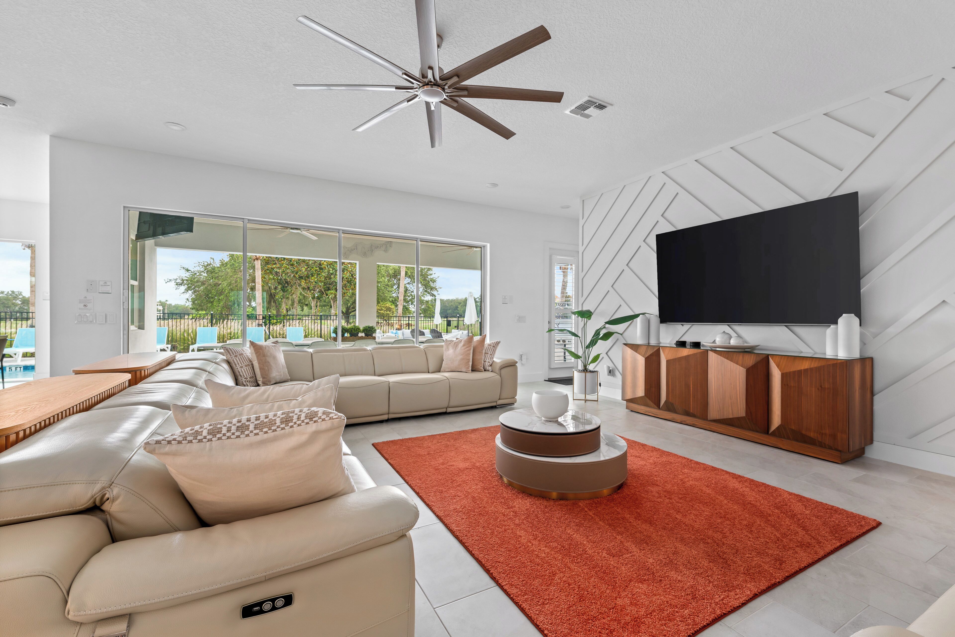 Smart TV, video games, foosball