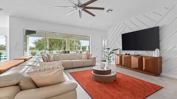 Smart TV, video games, foosball