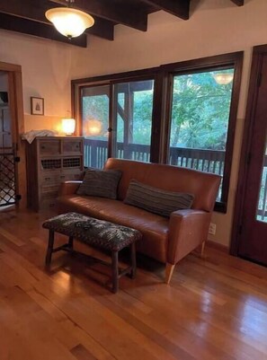 TV, fireplace, DVD player, video library