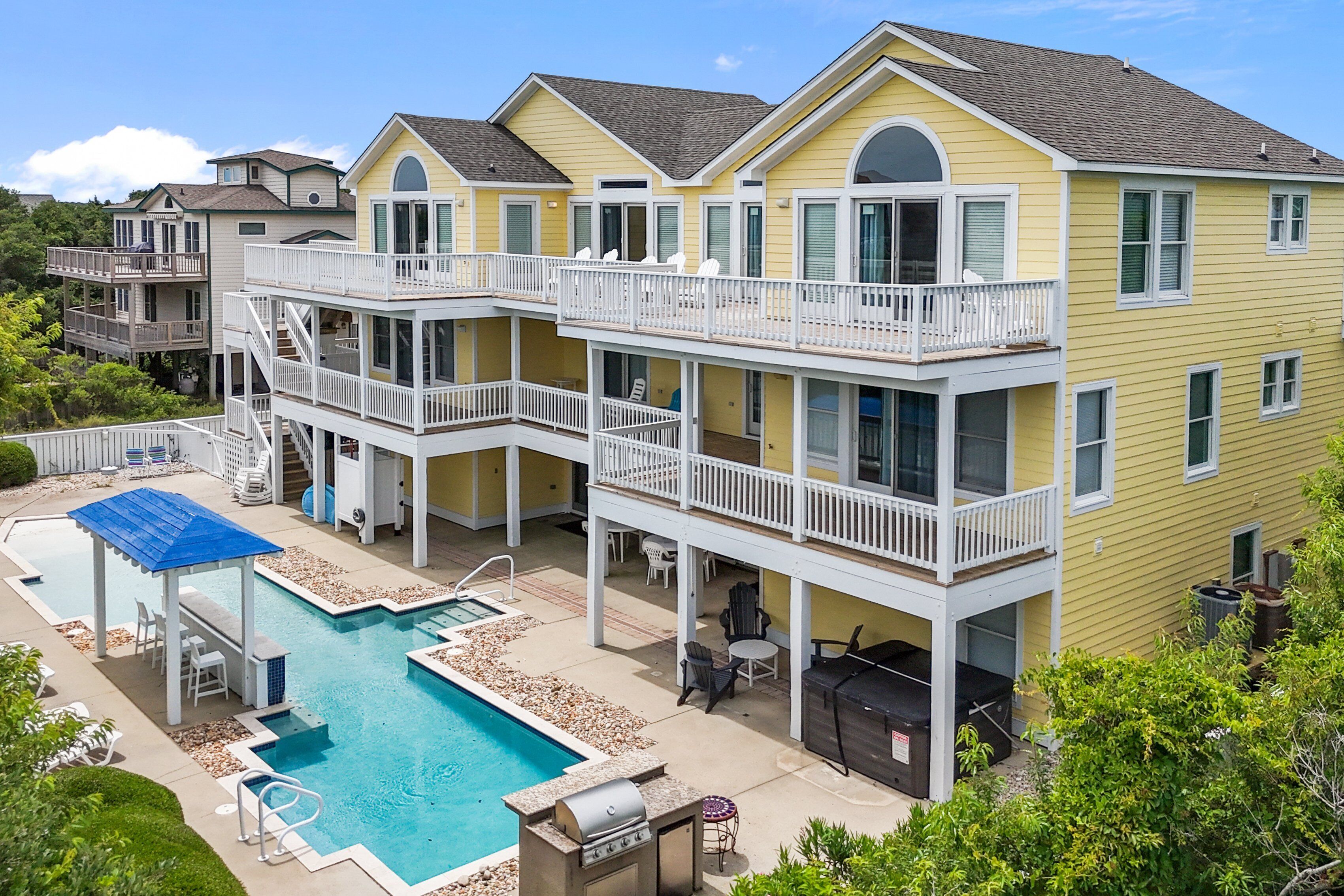 Et oppvarmet basseng