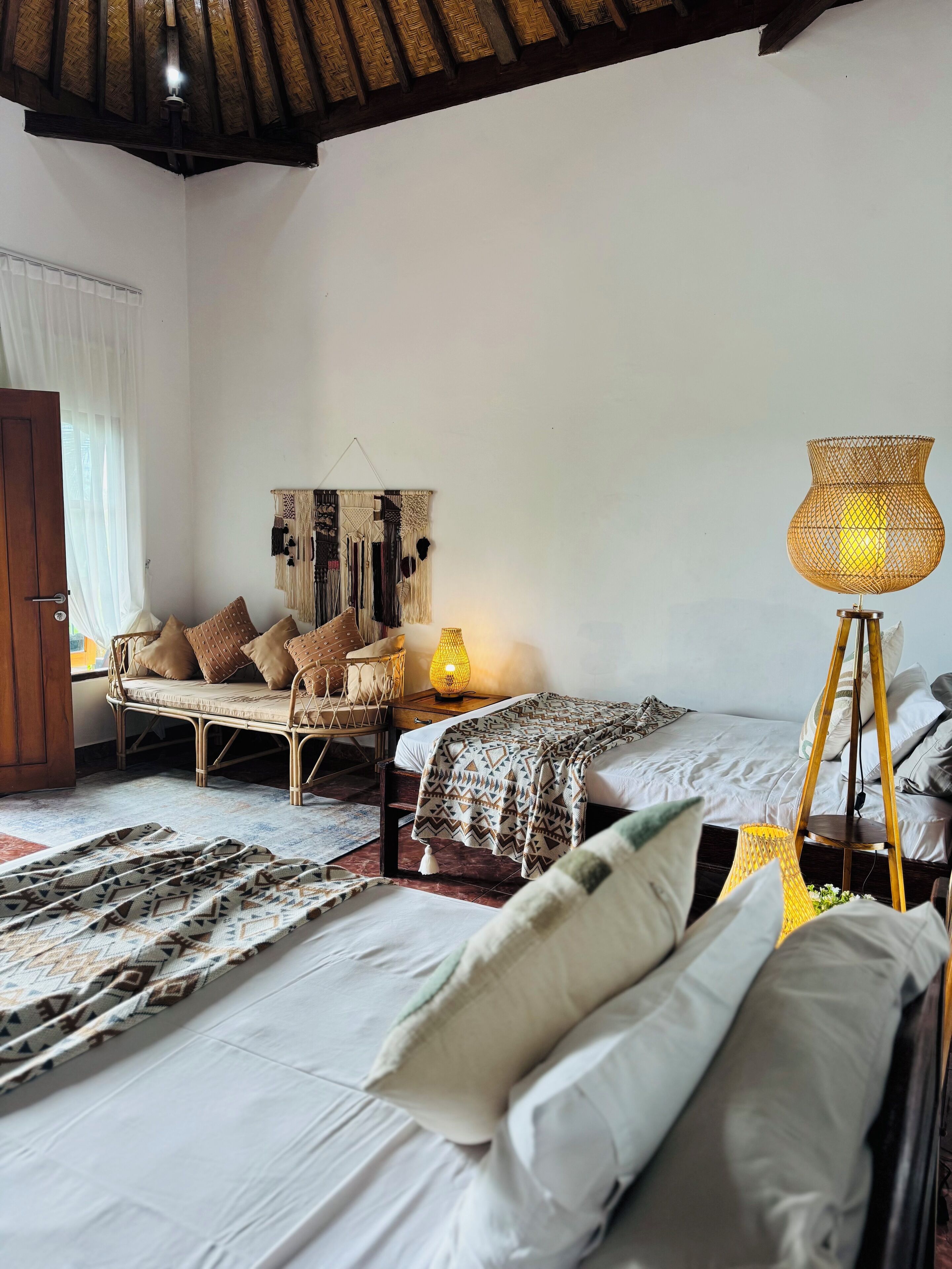 Twin Room, Non Smoking, Garden View | Desk, laptop workspace, cribs/infant beds, free WiFi