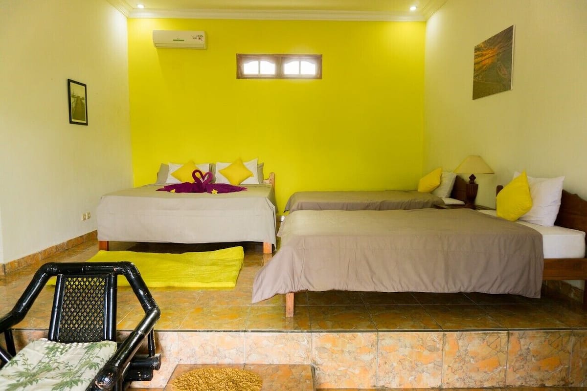 Chambre Familiale, non-fumeur, vue jardin