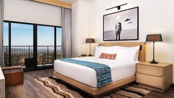 Premium bedding, pillowtop beds, in-room safe, desk