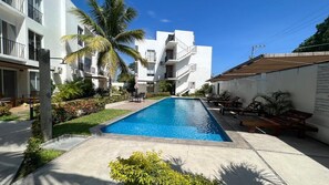 Pool - Nice Apartment Near the Beach Wifi, A/c, Floor Level (Manzanillo)