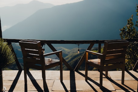 Land view from property. Look & Luck Glamping by David