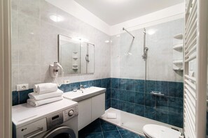 Shower, hair dryer, bidet